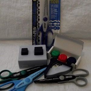 SCRAPBOOKING Tools, Scissors, Punches & Blade Cart